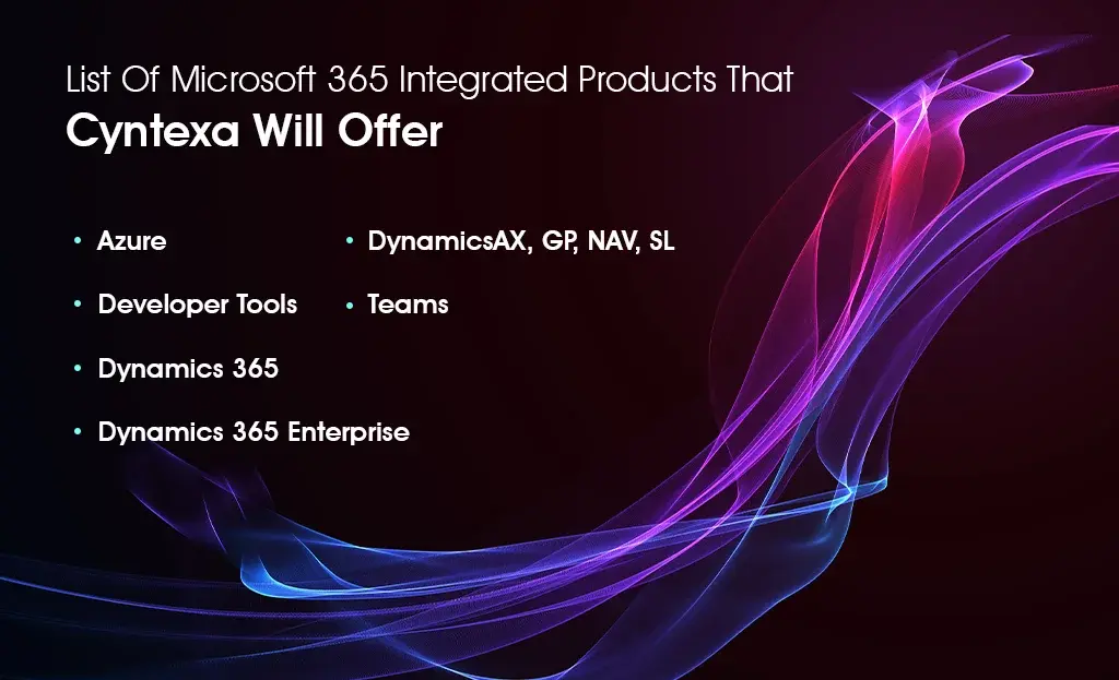 Services for Microsoft 365 offered by Cyntexa