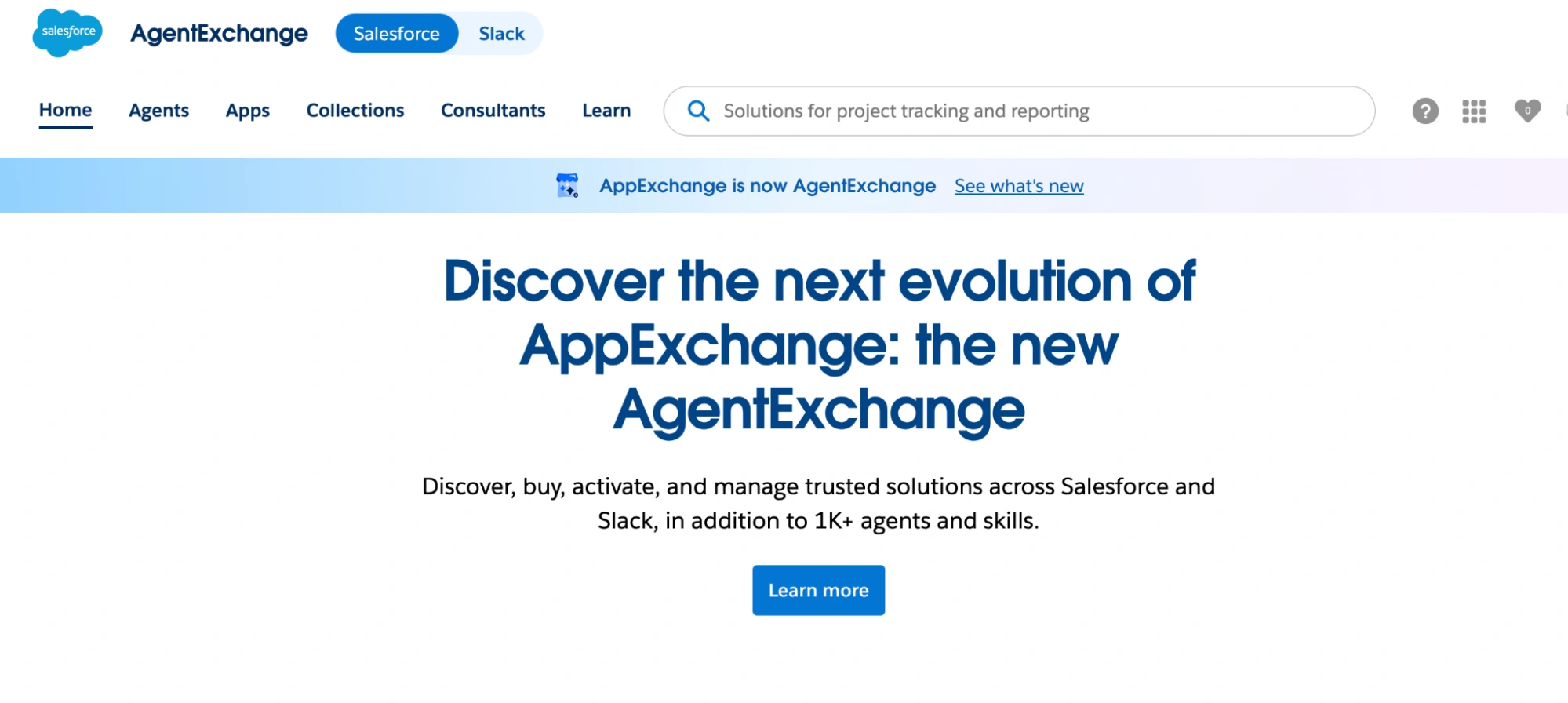 Open appexchange.salesforce.com. Image showcasing dashboard screenshot image.