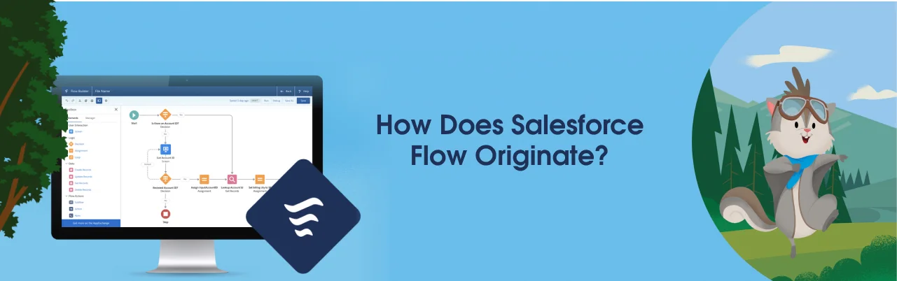 how does salesforce flow orginate