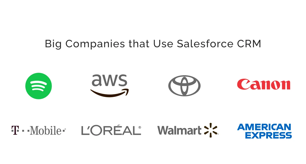 big companies that use salesforce crm