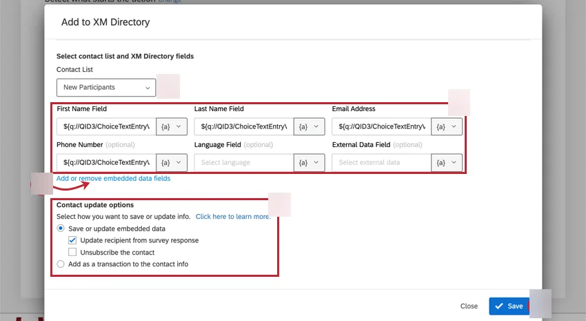 Add A Transaction To The Contact Info And Click On Save