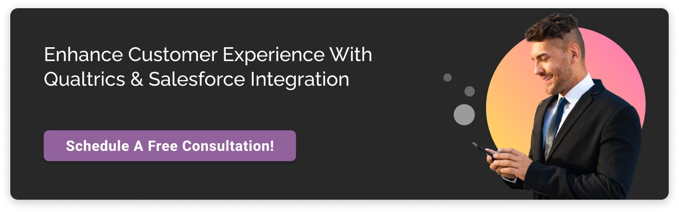 Enhance Customer Experience with Qualtrics & Salesforce Integration Dark Img