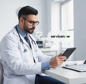 Optimizing Healthcare Through ServiceNow Case Study Banner