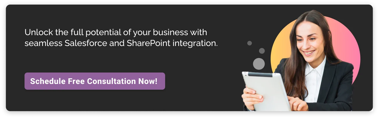 salesforce sharepoint integration cta dark