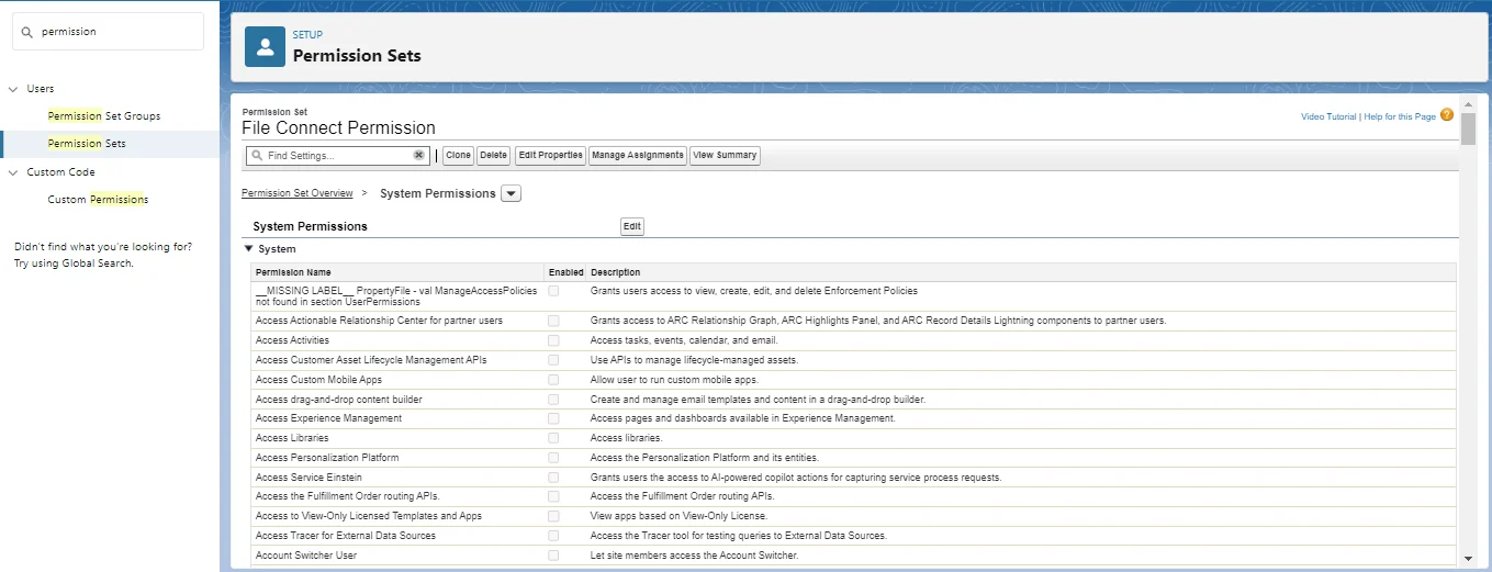 select manage assignments