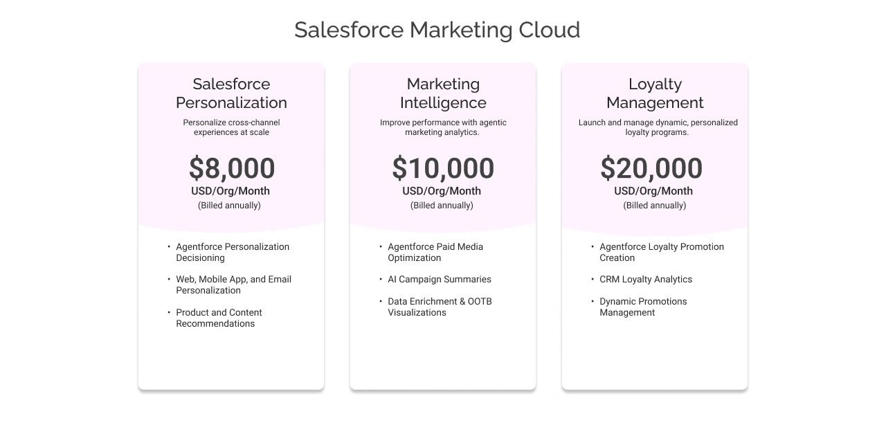 salesforce marketing cloud loyalty management light