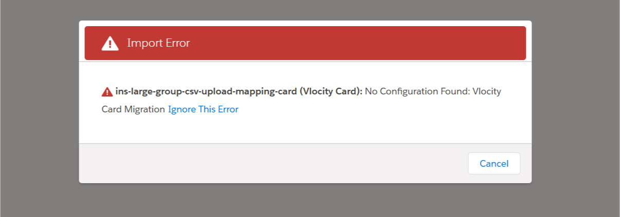 Import Error