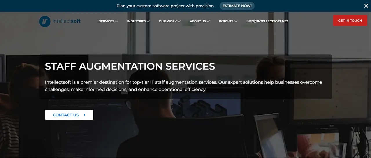 Intellectsoft it staff augmentation
