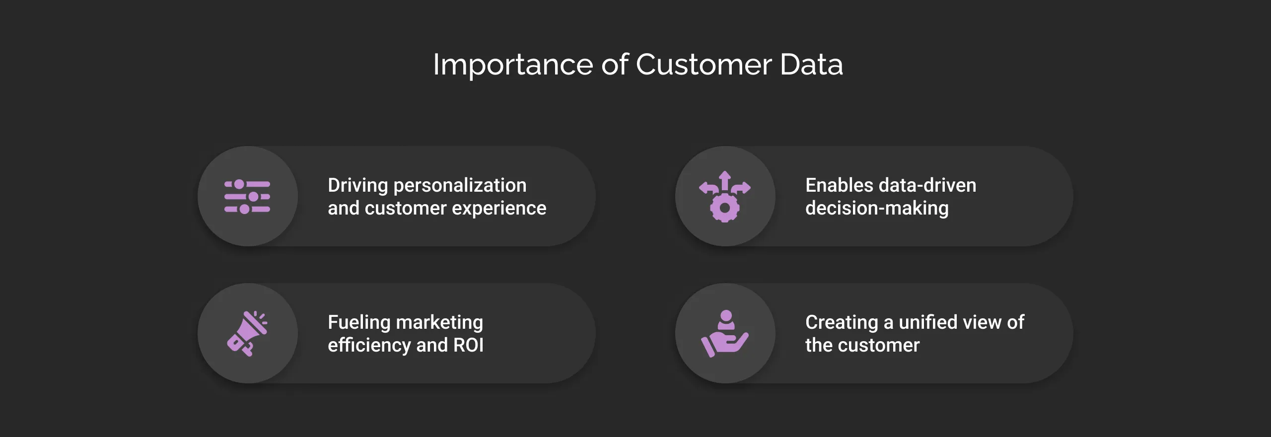 Importance of Customer Data dark