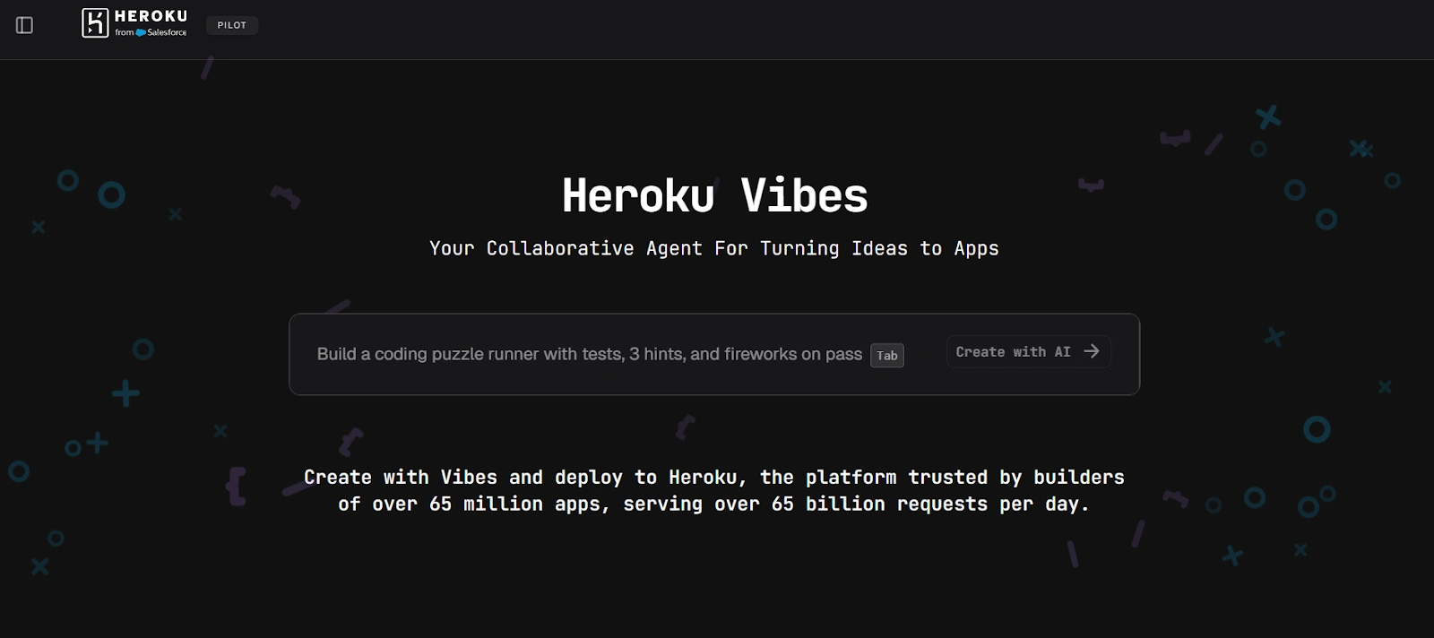 heroku vibes dashboard