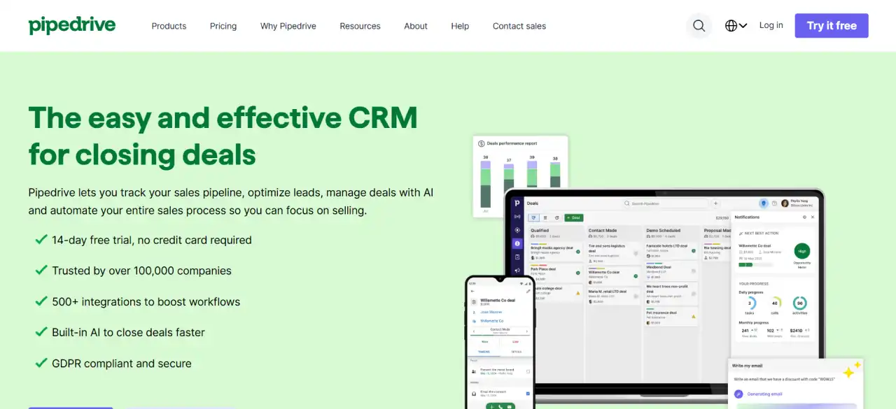 Pipedrive CRM