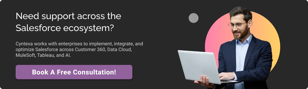 Need support across the Salesforce ecosystem dark cta img