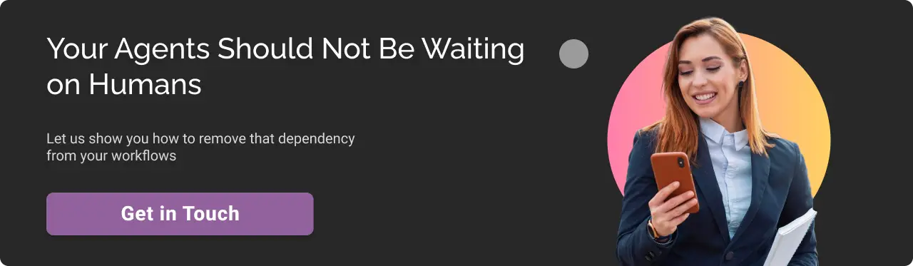 agents should not be waiting on humans CTA dark image