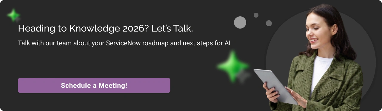 Heading to Knowledge 26 Let's Talk Dark CTA Image