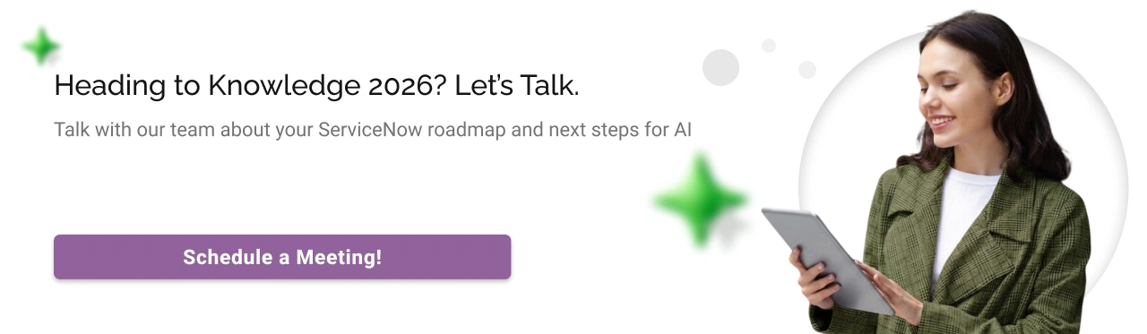 Heading to Knowledge 26 Let's Talk Light CTA Image