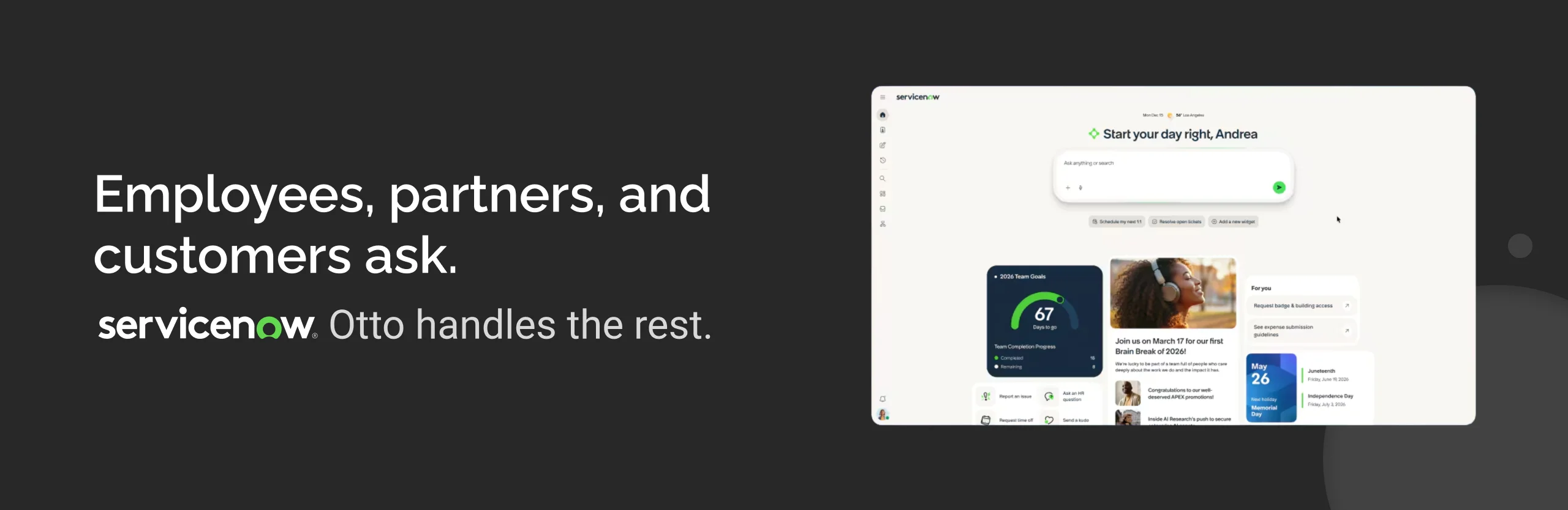ServiceNow Otto Capability
