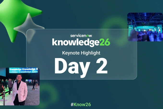 Day 2 of Knowledge 26 Banner