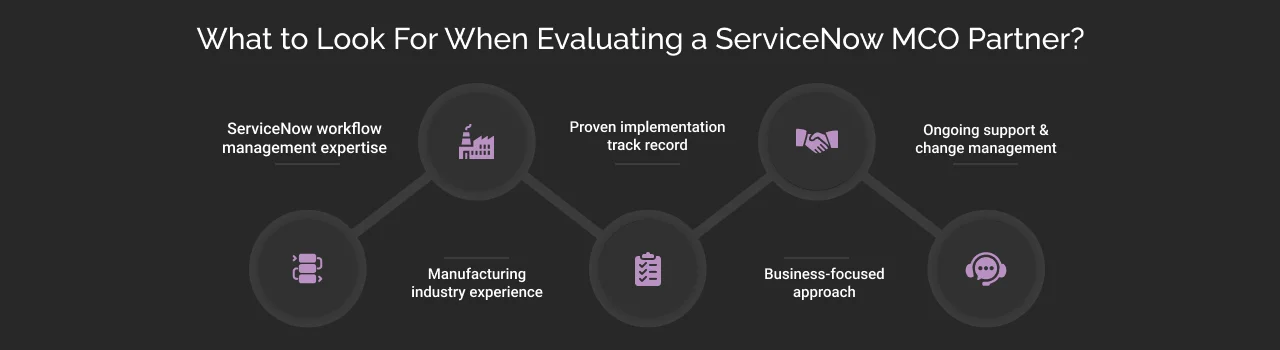 What to look for when evaluating a ServiceNow MCO partner