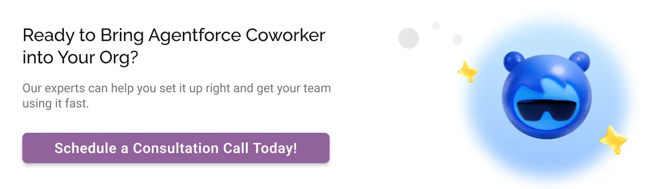 agentforce coworker into organisation cta light