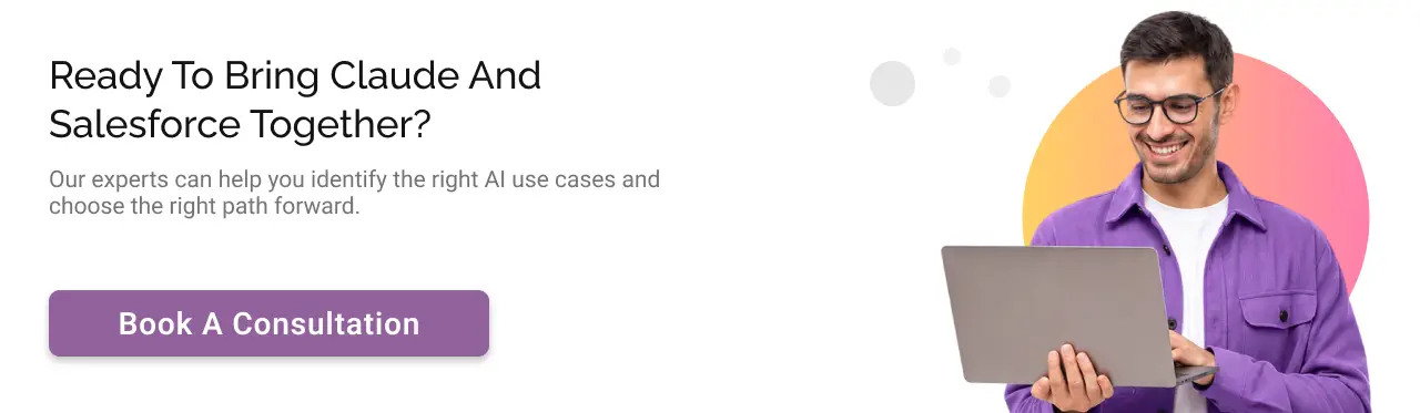 cluade and salesforce together cta light