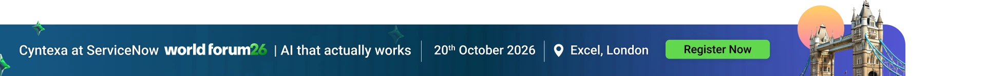 Cyntexa at ServiceNow wordl forum 2026 | AI that actually works